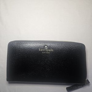 Kate Spade Black Zip Wallet